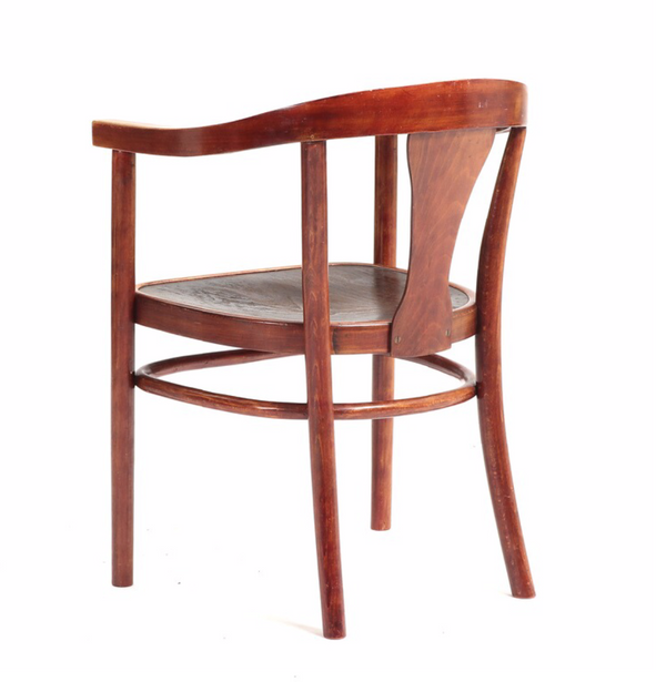 Thonet : A stained beech Armchair