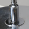 Adjustable Vintage Table Lamp, chrome plated, stamped OMI type 299.