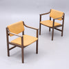 Karl Erik Ekselius : Six Leather Upholstered Chairs.